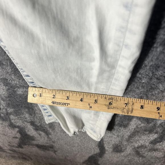 Rock Revival Jeans Womens 29 Light Wash Blue Celte Skinny Distressed Embroidered - Picture 5 of 10